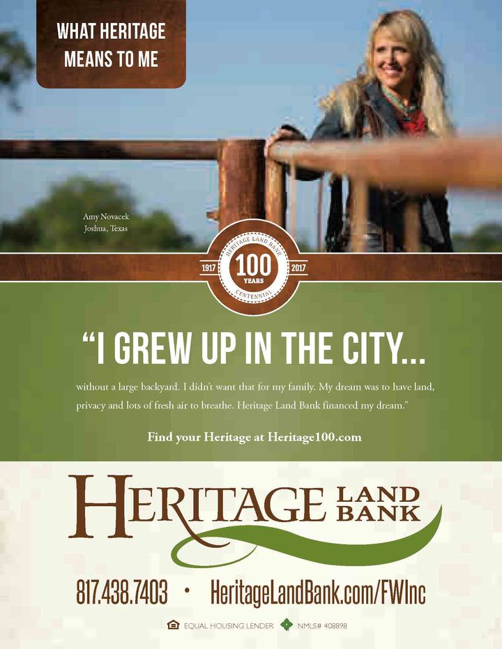 Heritage Land Bank magazine ad: I grew up in the city